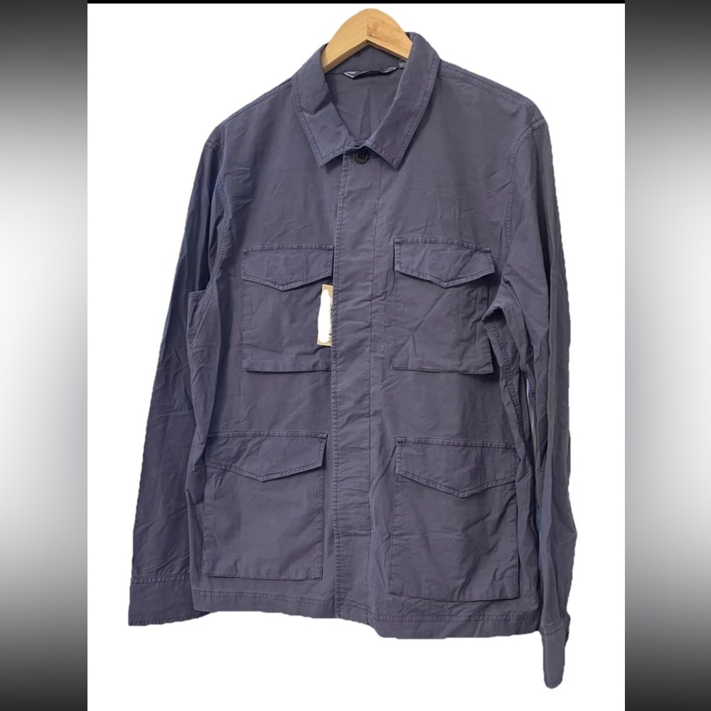 NWT Peter Millar Atlantic Blue Summer Safari Chore Coat MC24Z01 M Cotton/Nylon